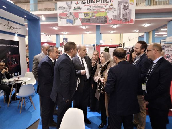 In pictures.. The opening of the first edition of the International Salon of Industry in Algeria - Al-Hiwar Al-Jazairia