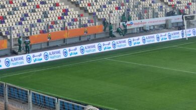 Pictures.. Belaribi visits Nelson Mandela Stadium in Barqi - Al-Hiwar Al-Jazairia