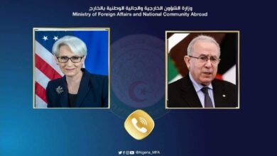 Lamamra holds talks with Wendy Sherman, US Deputy Secretary of State - Al-Hiwar Algeria