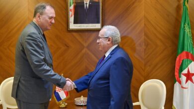 Lamamra receives the Secretary of State for Political Affairs at the Ministry of Foreign Affairs of Croatia - Al-Hiwar, Algeria