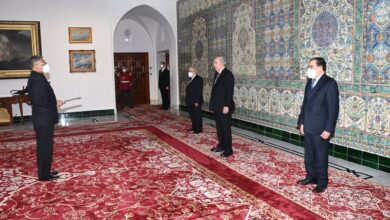 President Tebboune receives the credentials of 3 new ambassadors - Al-Hiwar Al-Jazaeryia