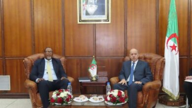 Sayhi receives the grandson of leader Nelson Mandela - Al-Hiwar Al-Jazaeryia