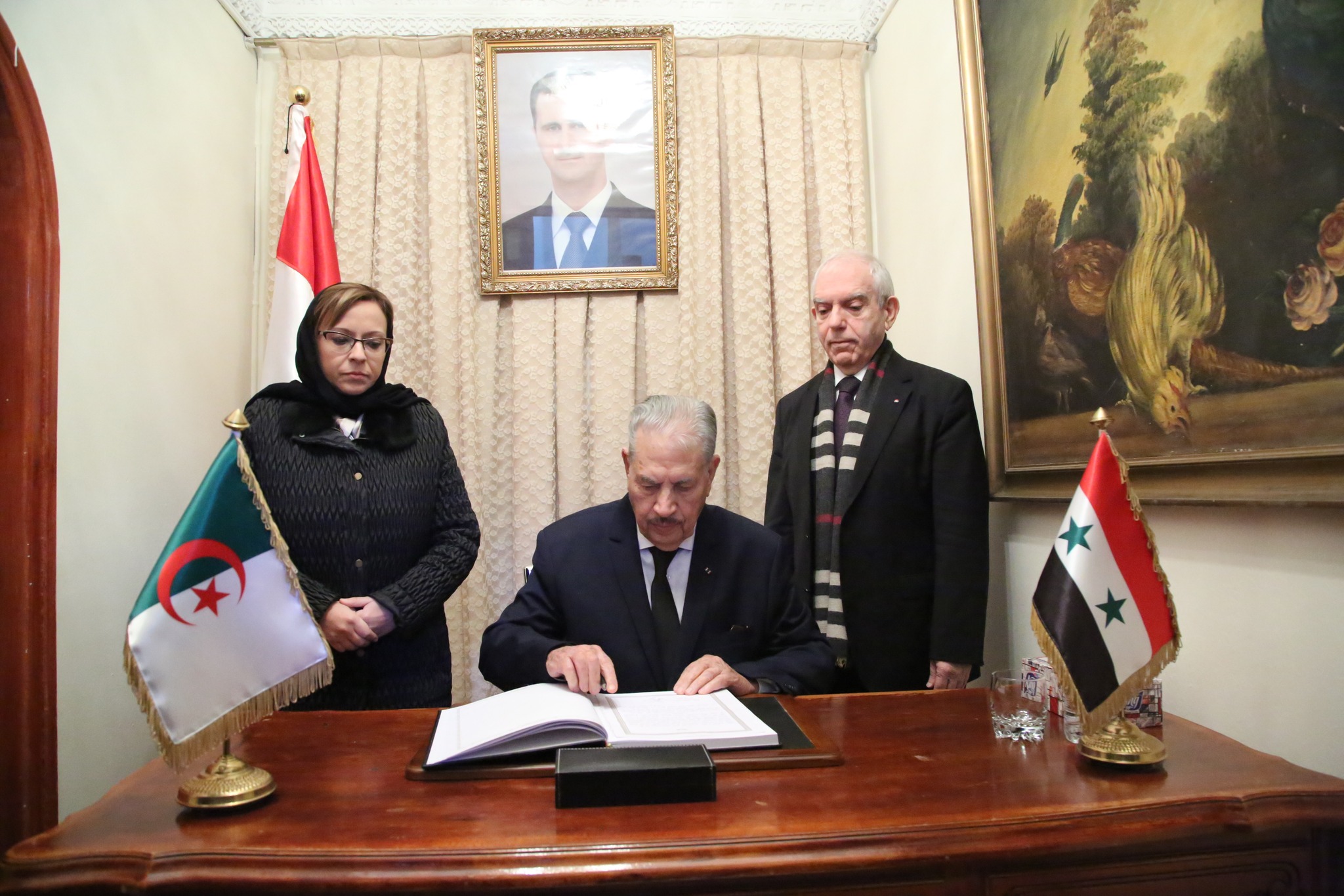 Vogel renews Algeria's support for Syria - Al-Hiwar Al-Jazaeryia