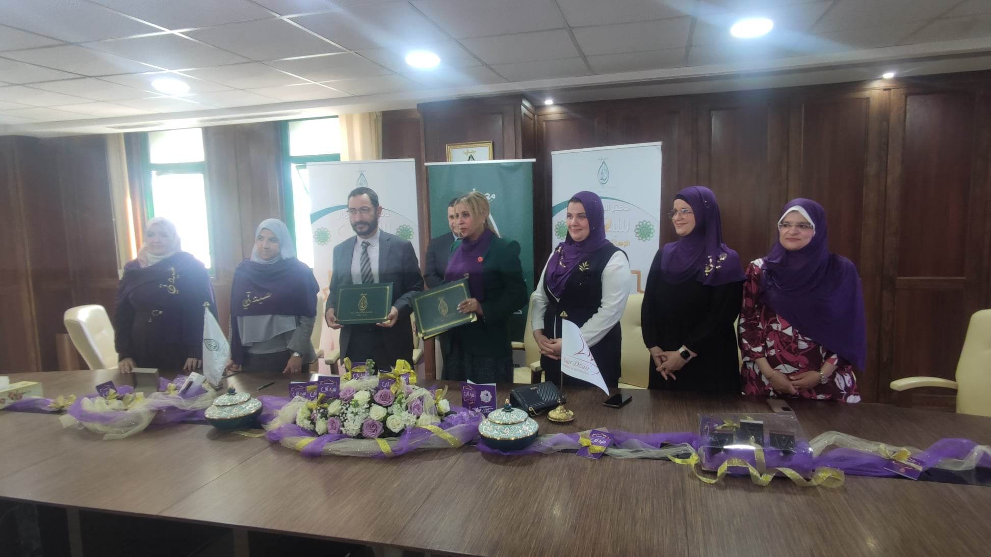 A partnership agreement between Al-Salam Bank Algeria and the Algerian Diar Desire Foundation - Al-Hiwar