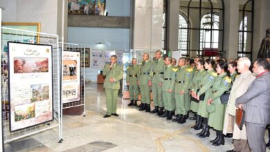 In pictures.. The Central Museum of the Army celebrates the 61st anniversary of the Victory Day - Al-Hiwar Al-Jazairia
