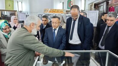 In pictures..Badari supervises the University of Algiers -1 - the 61st celebration of the anniversary of the Victory Day - Al-Hiwar Al-Jazaeryia