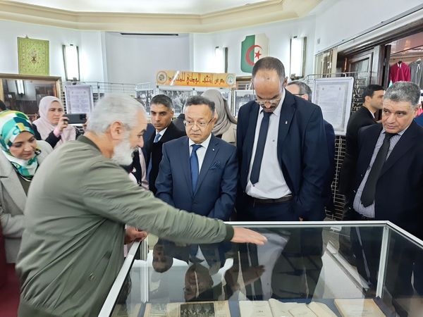 In pictures..Badari supervises the University of Algiers -1 - the 61st celebration of the anniversary of the Victory Day - Al-Hiwar Al-Jazaeryia