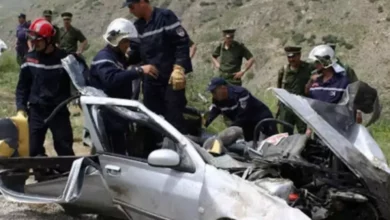Civil Protection reveals the death toll of traffic accidents during the last 48 hours - Al-Hiwar Al-Jazaery