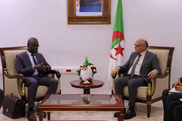 Merabi receives the President of the Supreme Council for Youth - Al-Hiwar Al-Jazaeryia