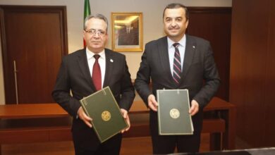 Signing the minutes of talks between Algeria and Syria in the field of energy and mines - Al-Hiwar Al-Jazaeryia