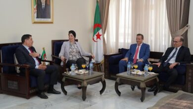 Moulouji receives the President of the Association of Banks and Financial Institutions - Al-Hiwar Algeria