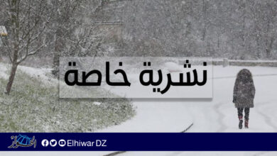 Special bulletin: Rain and snow in these states starting from tomorrow - Al-Hiwar Algeria
