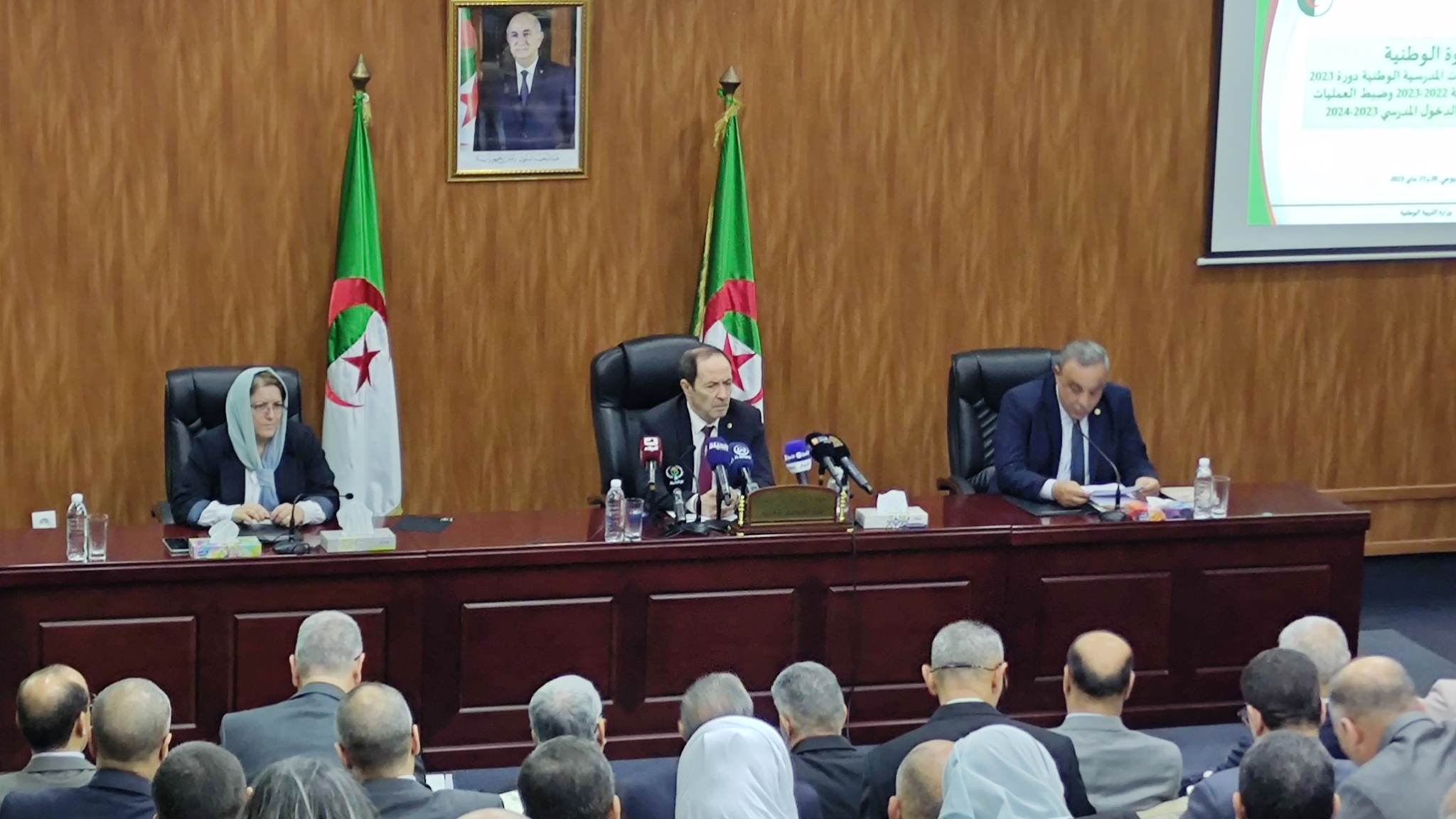 The Minister of Education reassures the students... The questions of the final exams will be among what has been taught in the Algerian institutions