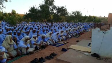 Algerians perform the Eid al-Adha prayer across the various mosques of the Republic - Al-Hiwar Al-Jazairia