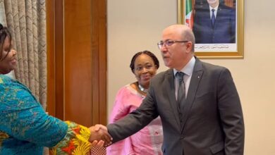 Ben Abdelrahman receives the African Union Commissioner for Health - Al-Hiwar Algeria