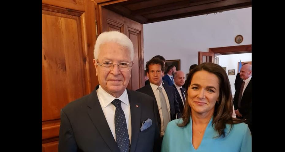 In pictures.. Ambassador Abdel Hafeez Allam meets with Hungarian President Catalin Novak - Al-Hiwar Al-Jazaeryia