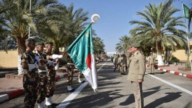 In pictures.. Major General Tlemceni supervises the graduation ceremony of the batches at the High School of Special Forces in Sikra - Al-Hiwar Algeria