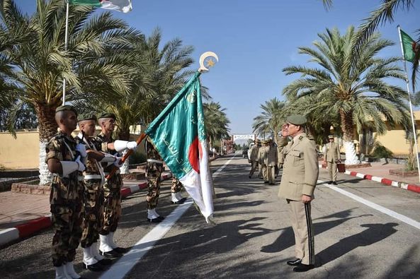 In pictures.. Major General Tlemceni supervises the graduation ceremony of the batches at the High School of Special Forces in Sikra - Al-Hiwar Algeria