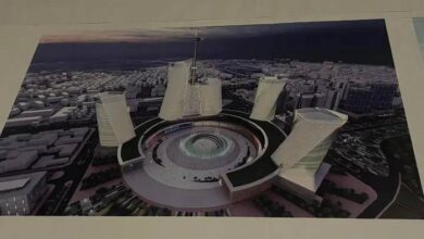 President Tebboune lays the foundation stone for the new media city "Desire Media City" in Oulad Fayet-El Hewar, Algeria