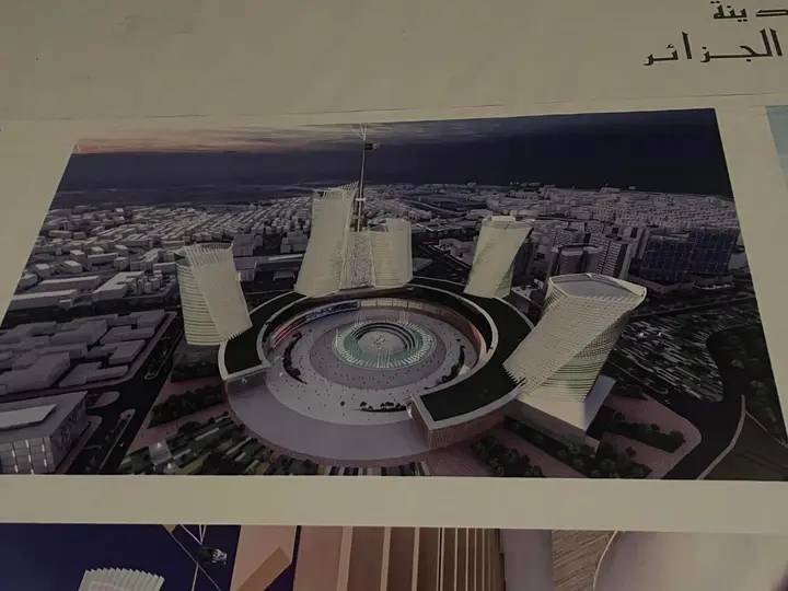 President Tebboune lays the foundation stone for the new media city "Desire Media City" in Oulad Fayet-El Hewar, Algeria