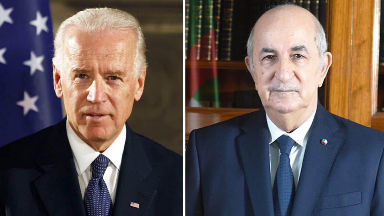 President Tebboune receives a congratulatory message from US President Joe Biden - Al-Hiwar Algeria