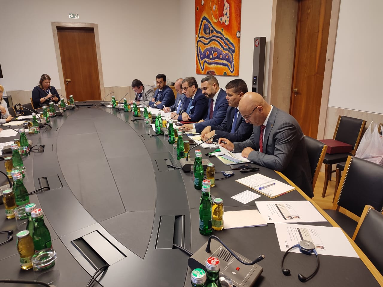 The delegation of the Algeria-Austria Friendship Group is holding talks in the Algerian capital, Vienna - Al-Hiwar