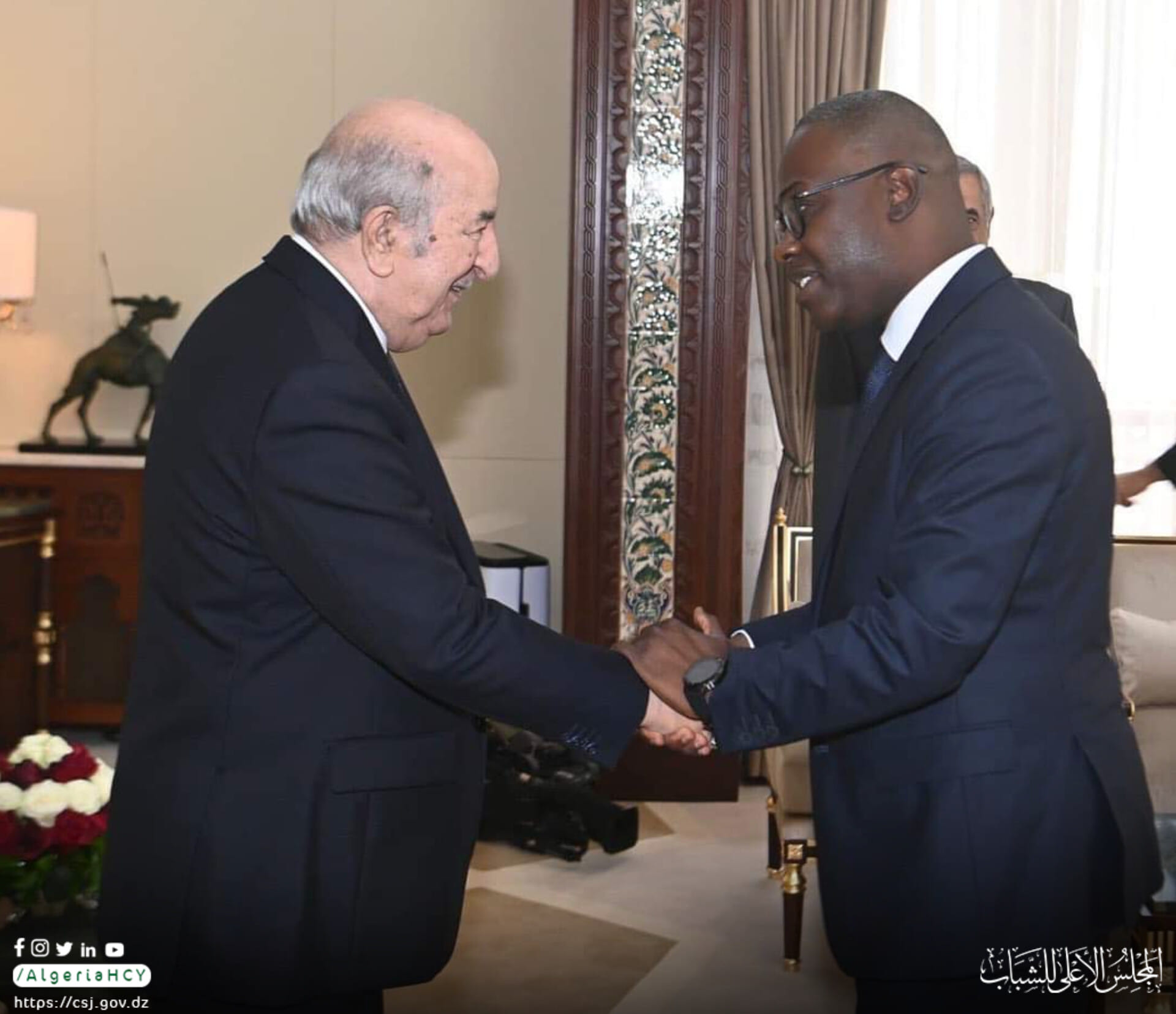 Hidawi: President Tebboune reaffirmed the need to take care of the youth's concerns and aspirations - Al-Hiwar Algeria