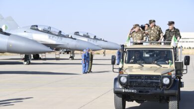 Chanegriha is making an important visit to the air base in Oum El-Bouaghi