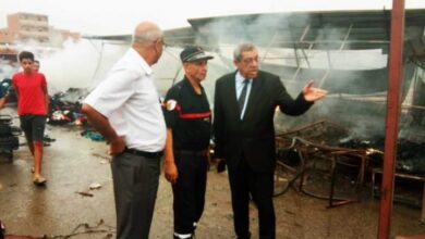 The Civil Protection confirms: “The fire at Bab Al-Rahba was brought under control, and there were no casualties.” - Al-Hiwar Al-Jazairia