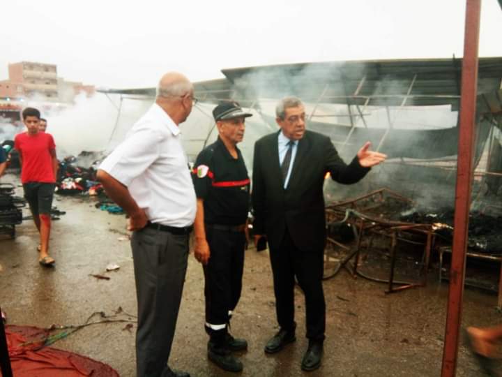 The Civil Protection confirms: “The fire at Bab Al-Rahba was brought under control, and there were no casualties.” - Al-Hiwar Al-Jazairia