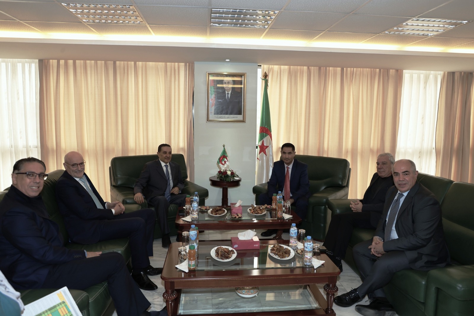 In pictures: Laqab receives the Director General of the MBC Complex and his accompanying delegation - Al-Hiwar Algeria