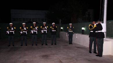 Raising the national flag at the shrine of the martyr on the occasion of the 69th anniversary of the outbreak of the liberation revolution - Algerian Dialogue