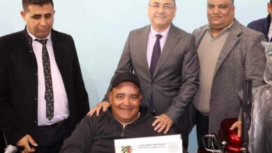Al-Tarif.. Distribution of 34 motorcycles and wheelchairs to people of determination - Algerian Al-Hiwar