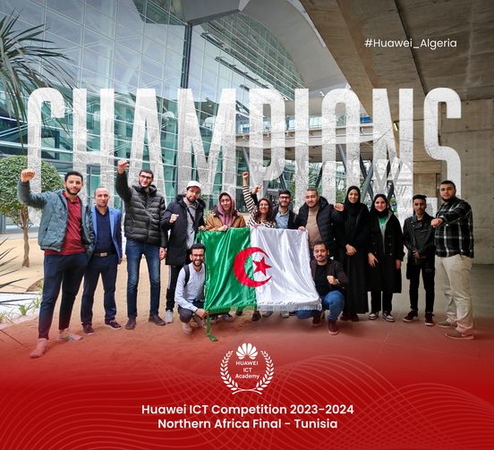 9 students qualified for the regional qualifiers of the Huawei - New Algeria competition