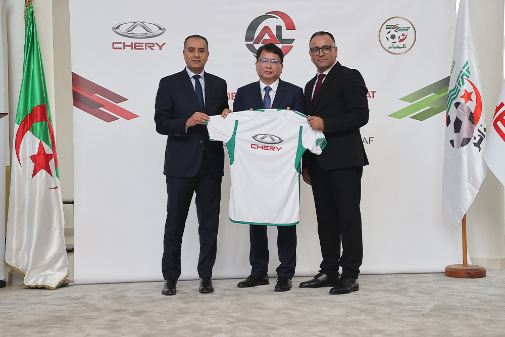 A partnership contract between the Algerian Federation and a Chinese car brand