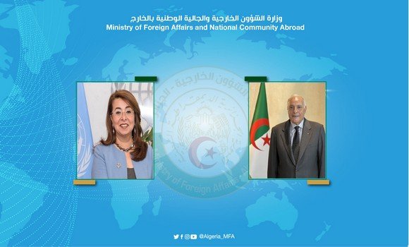 Attaf receives a phone call from the Executive Director of the United Nations Office - New Algeria