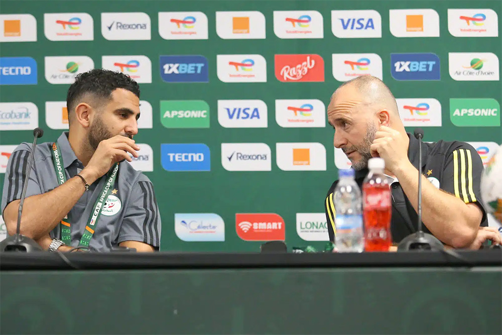 Mahrez sends a touching farewell message to Belmadi