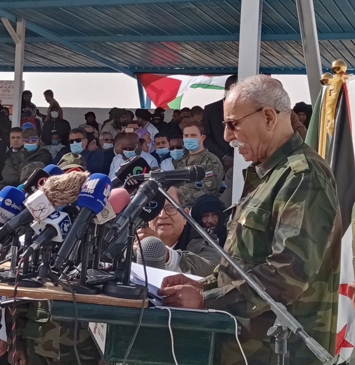 President Ghali warns of the consequences of Spain's intention to transfer management of Sahrawi airspace to the Moroccan occupying state