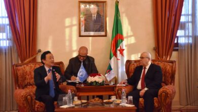 Sharfa receives the Director-General of the United Nations Food and Agriculture Organization (FAO) - Al-Hiwar Algeria