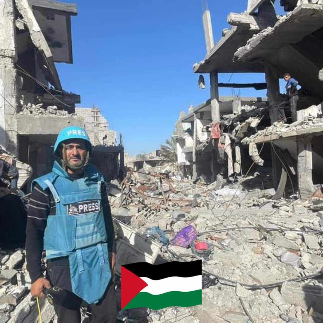 Some members of the family of Wissam Abu Zeid, a correspondent for Radio Algeria - New Algeria, were martyred