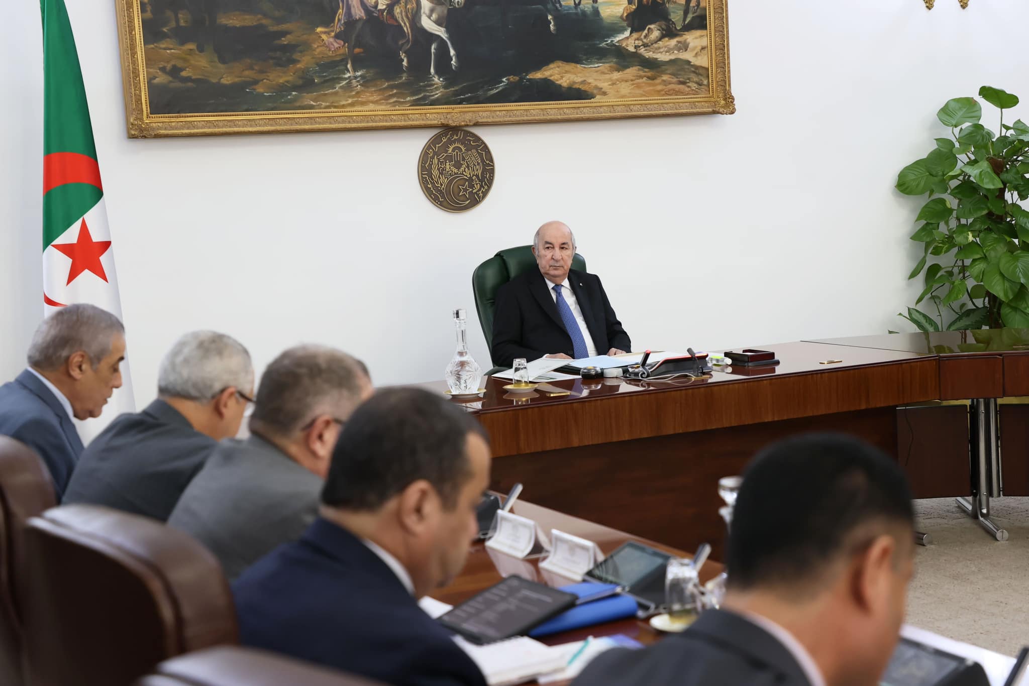 The President of the Republic chairs a meeting of the Council of Ministers - New Algeria