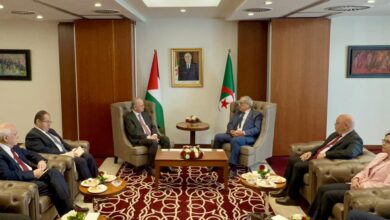 Al-Arbawi talks with the Palestinian Minister of Foreign Affairs and Expatriates - New Algeria
