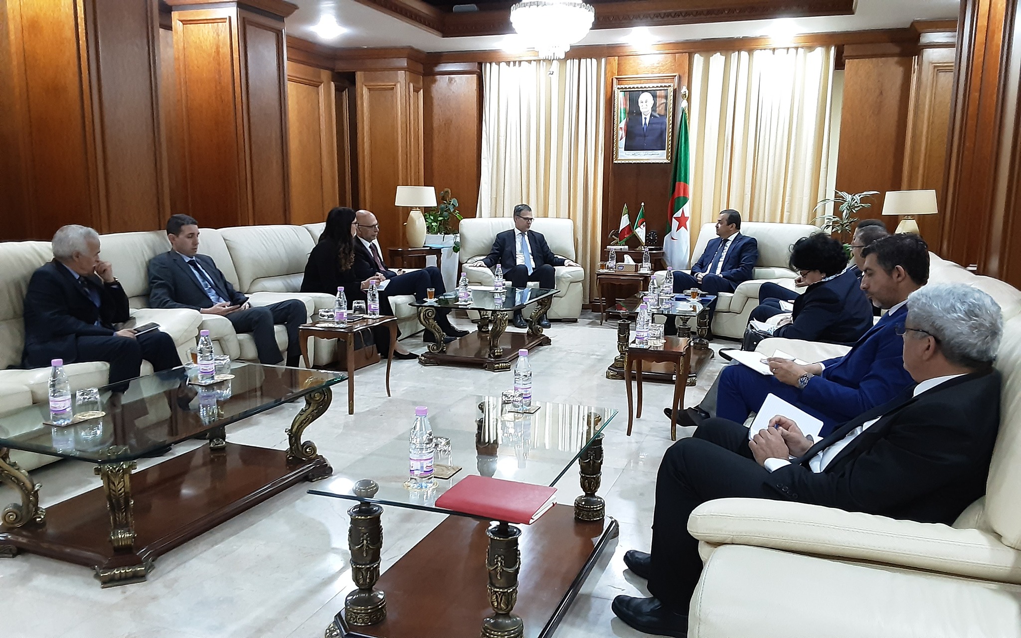 Arkab receives the diplomatic advisor to the Italian Prime Minister in charge of the Mattei Plan - Algerian Dialogue