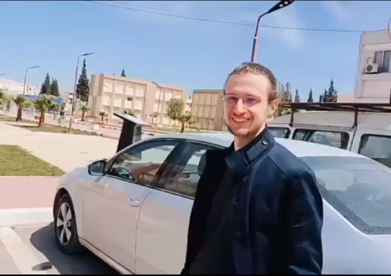Video: A special reception for a German student at university residence in Batna - New Algeria