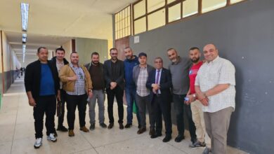 Yahya Jaafari supervises the second semester exams in Bab Ezzouar - New Algeria