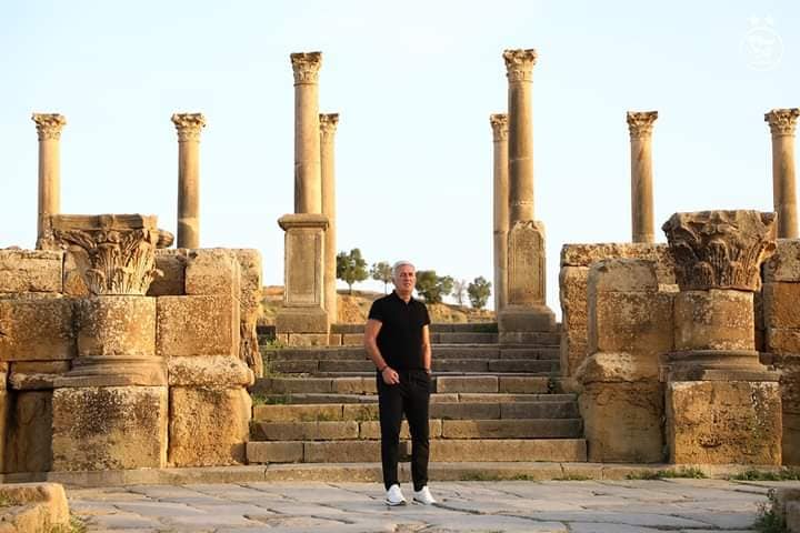 In pictures: Petkovic visits the ancient city of Timgad - New Algeria