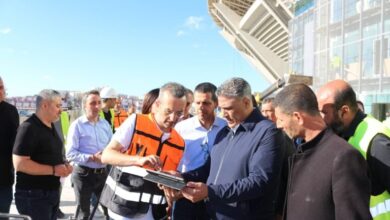 In pictures: The Minister of Housing inspects the Douira Stadium - New Algeria