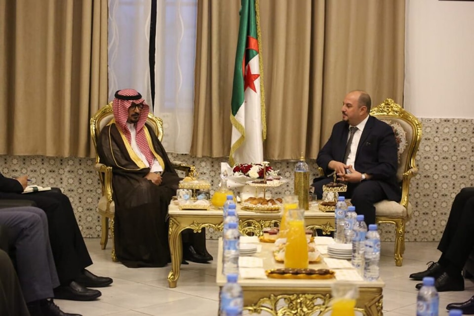 The Director of the University of Algiers 3 receives the Ambassador of the Kingdom of Saudi Arabia to Algeria - New Algeria