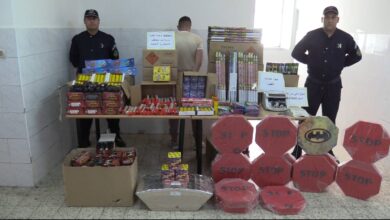 In pictures: The capital police seize more than 30,000 fireworks units - New Algeria