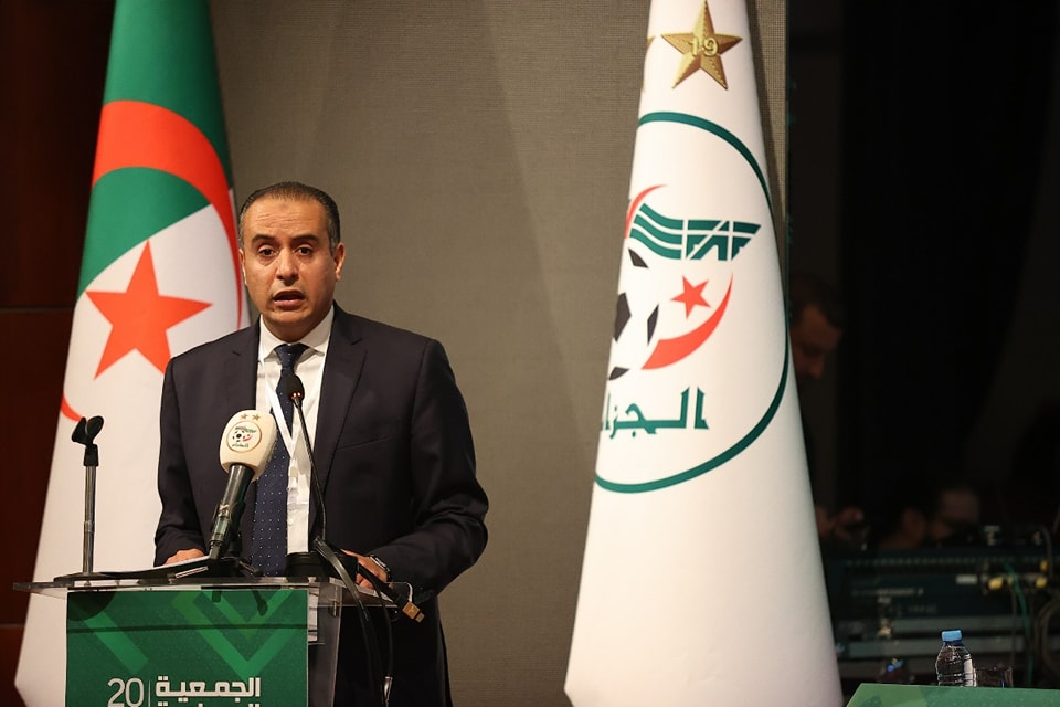 Walid Sadi, President of the Algerian Football Federation, told Al-Hiwar: “We will defend the Algerian Federation to restore all its rights.” - Al-Hiwar Algeria